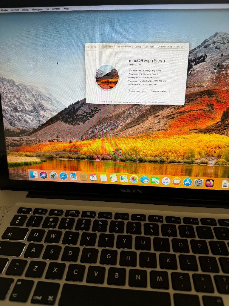 Macbook Pro 15" A1286 met mankement, MacBook Pro, Gebruikt, 2 tot 3 Ghz, 8 GB
