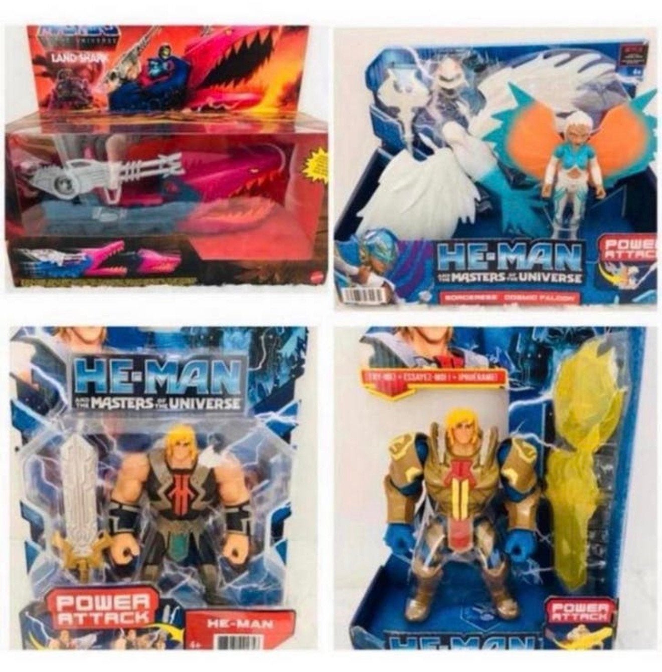 4x Mattel Masters of the Universe motu He-man figuren poppen, Verzamelen, Nieuw, Ophalen of Verzenden, H, H