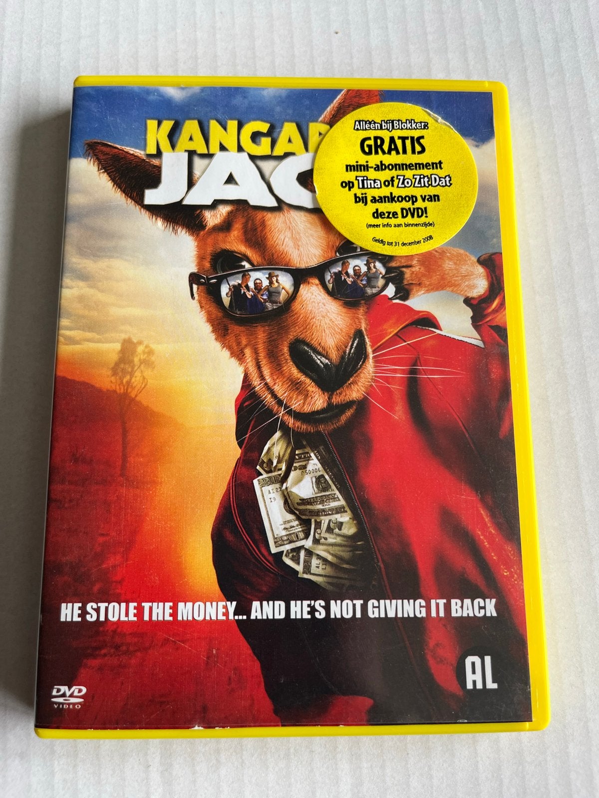Kangaroo Jack DVD, Alle leeftijden, Ophalen of Verzenden, Gebruikt, Actiekomedie