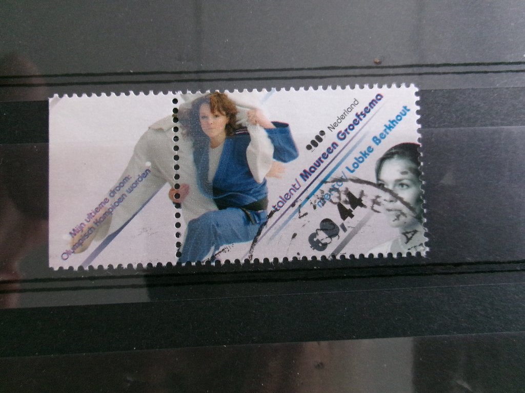 2009 - maureen groefsema tab links (541e), Postzegels en Munten, Verzenden, Gestempeld
