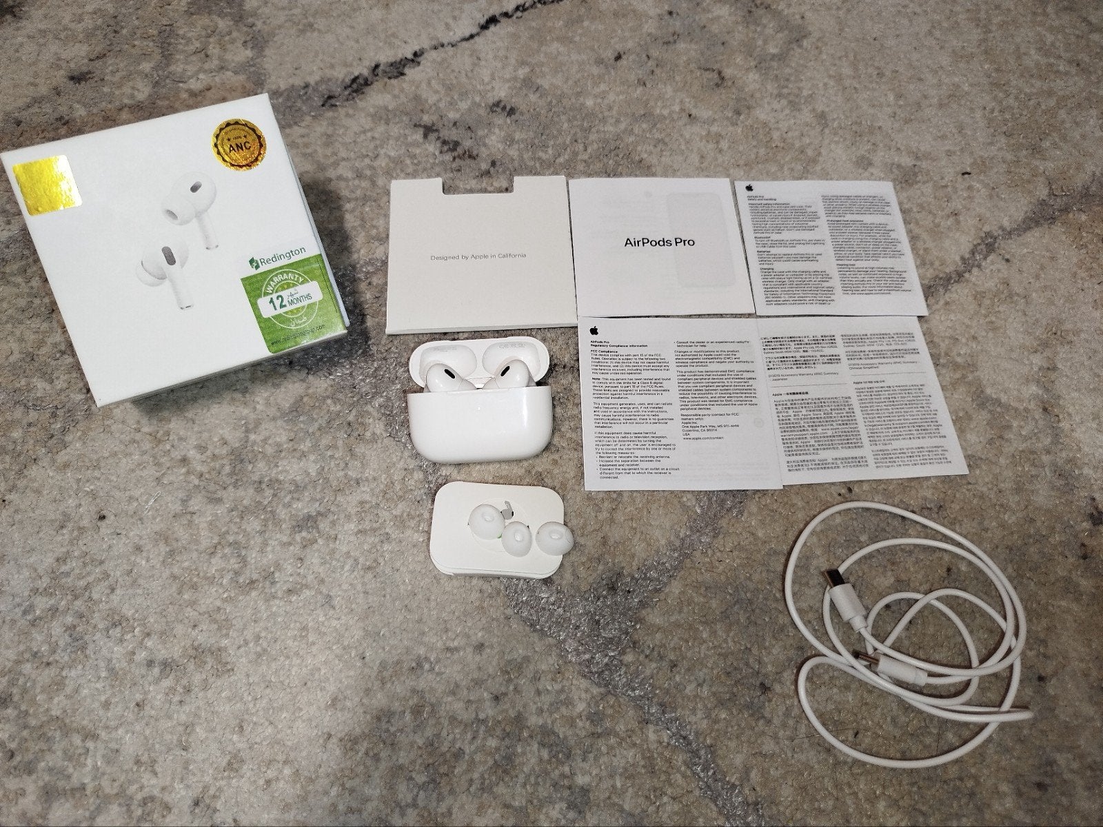 Apple AirPods Pro 2 (2e generatie) met ANC, In-ear, Nieuw, Ophalen of Verzenden, Wit