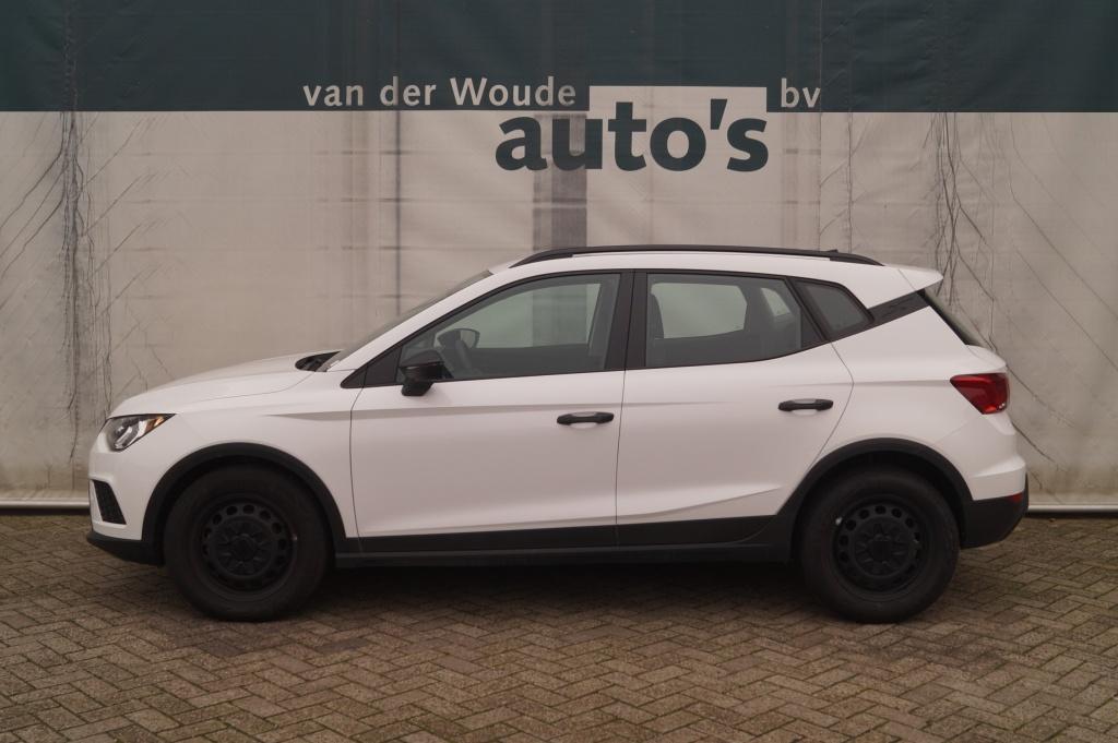 SEAT Arona 1.0 TGI 90pk Edition CNG Aardgas -AIRCO-CRUISE-, Auto's, Stof, Gebruikt, CNG (Aardgas), Wit