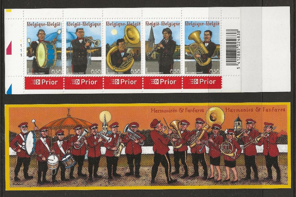 Belgie, boekje Fanfare no Mi 44, postfris, Ophalen of Verzenden, Postfris