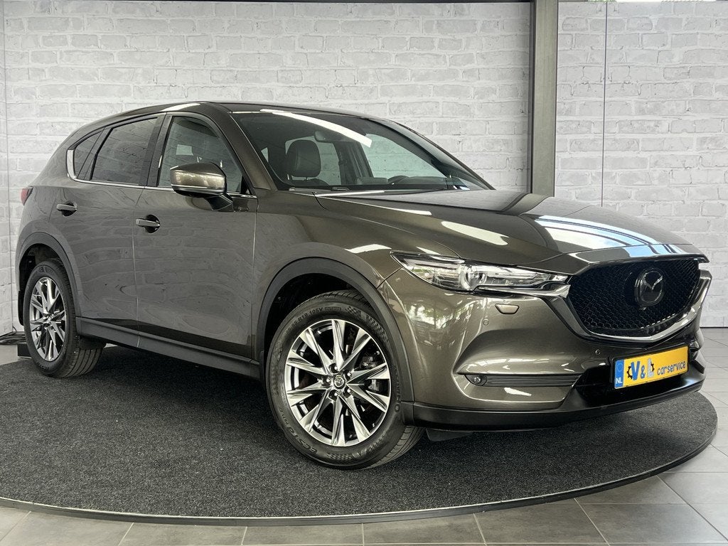 Mazda CX-5 2.5 SkyActiv-G 194 Luxury HUD Trekhaak Stoelkoeli, Auto's, Mazda, 4 cilinders, Leder, CX-5, SUV of Terreinwagen