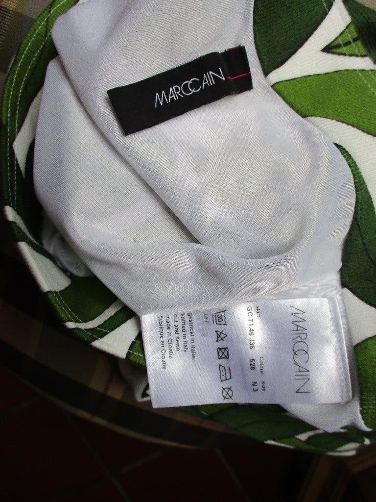 mj/MARCCAIN/rok/rokje/STRETCH/maat N 3/38/40/groen ecru, Maat 38/40 (M), Verzenden, Zo goed als nieuw, Groen