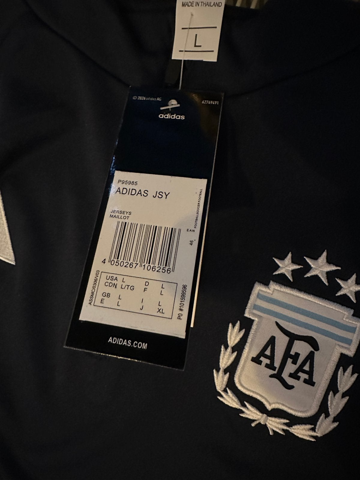 Adidas Argentinië Trainingspak Maat L - Nieuw met labels, Maat 52/54 (L), Blauw, Nieuw, Ophalen of Verzenden