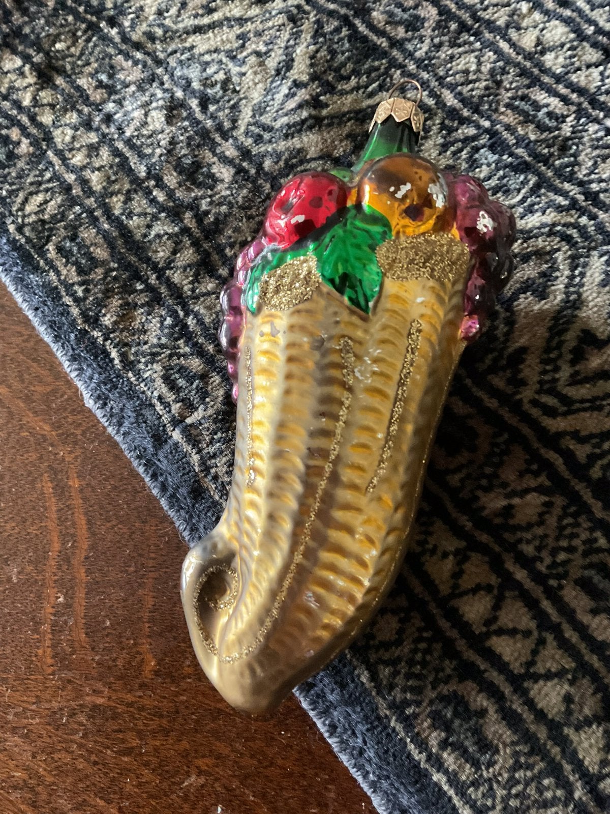 Vintage kerstbal, Ophalen of Verzenden, Gebruikt