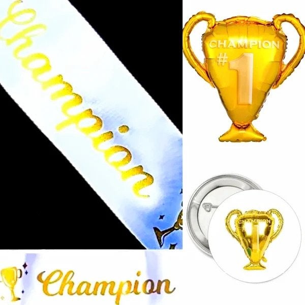 3-delige set Champion