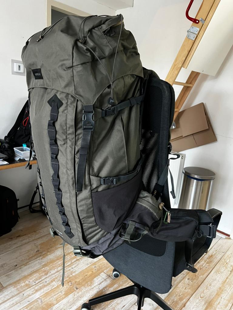 Forclaz trek 900 90+10 liter backpack heren, Overige merken, 40 cm of meer, Ophalen of Verzenden, Zo goed als nieuw
