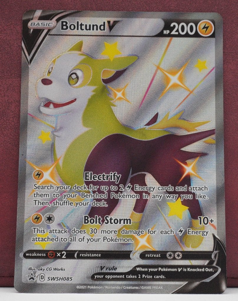 Boltund V Full Art SWSH085 SWSH Black Star Promos Pokémon, Verzenden, Nieuw, Losse kaart