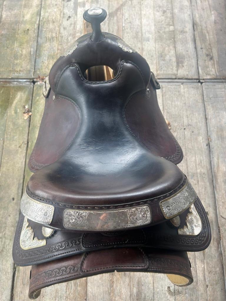 Westwood westernzadel 16” – mooi zilverbeslag – nette staat, Ophalen of Verzenden, Gebruikt, Western