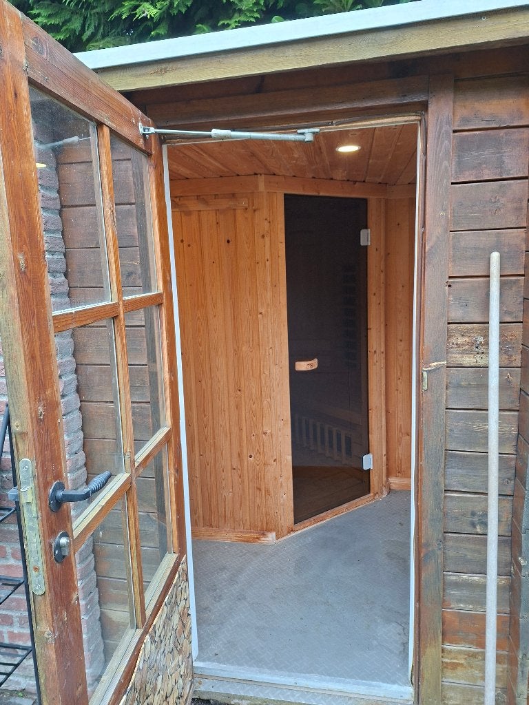 3-persoons Infrarood Sauna met 6 Lampen, Sport en Fitness, Sauna, Ophalen, Zo goed als nieuw, Infrarood, Complete sauna