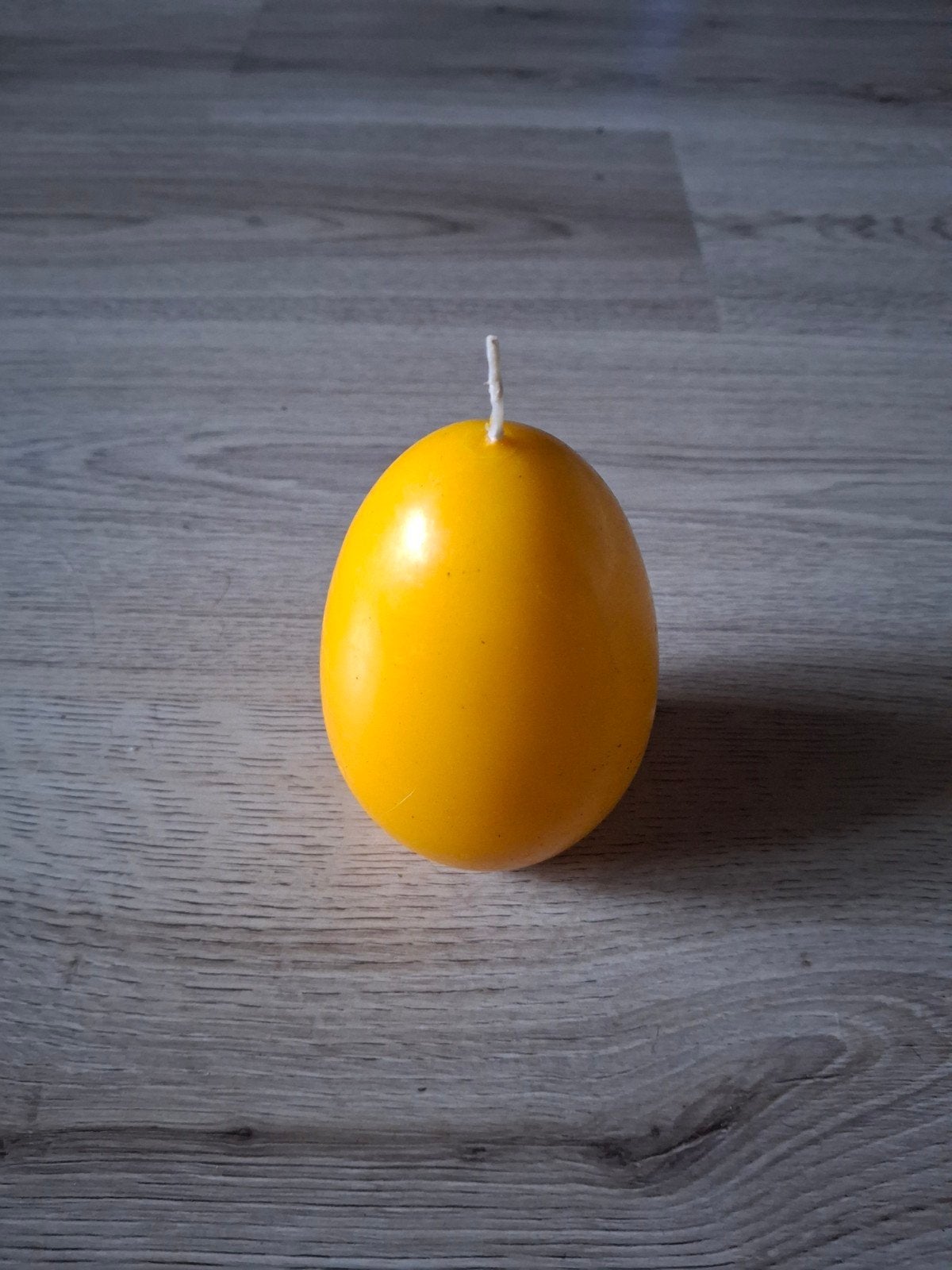 Grote kaars geel paasei ei vormig pasen easter, Overige materialen, Overige kleuren, Nieuw, Ophalen of Verzenden