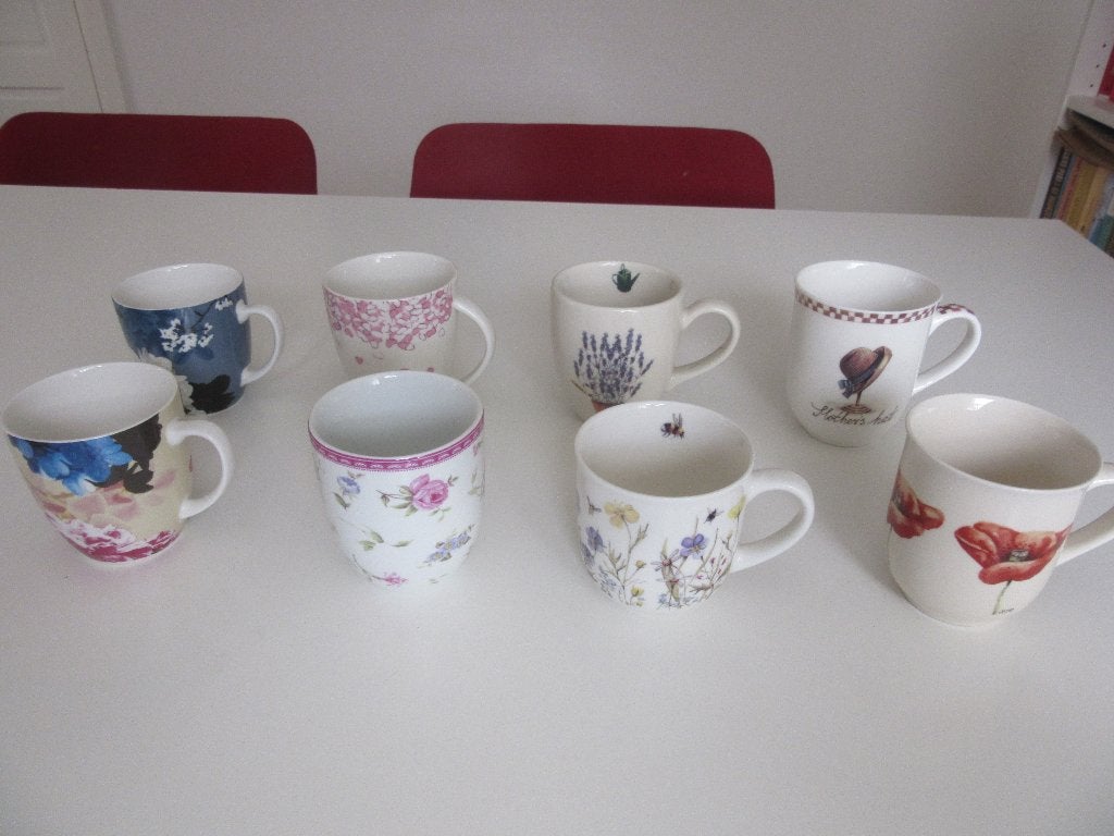 Mok Beker kop Jet ter St. D.E. Clayre & Eef AH Royal Orchid, Overige materialen, Zo goed als nieuw, Overige stijlen, Jet by Ter Steege