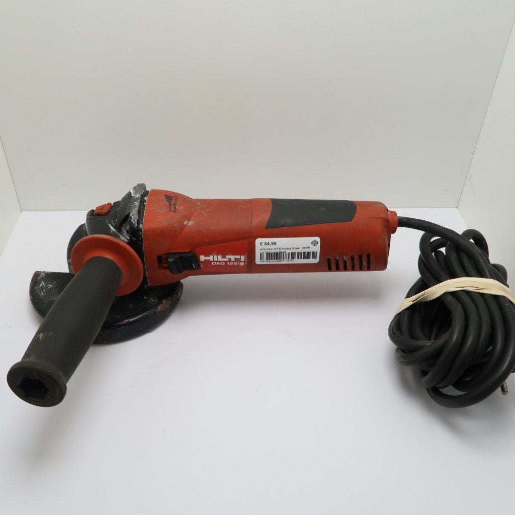 Hilti DAG 125-S Haakse Slijper 1100W | in Gebruikte Staat, Hilti, Gebruikt, Support@hilti.com, Hilti Corporation, Feldkircher Strasse 100, 
9494 Schaan
Liechtenstein