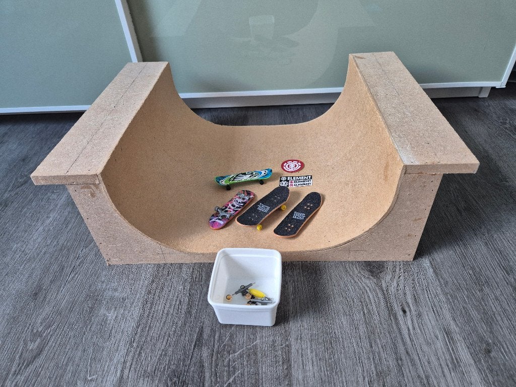 Fingerboard halfpipe incl. Tech Deck Fingerboards, Ophalen of Verzenden, Zo goed als nieuw, Jongen of Meisje
