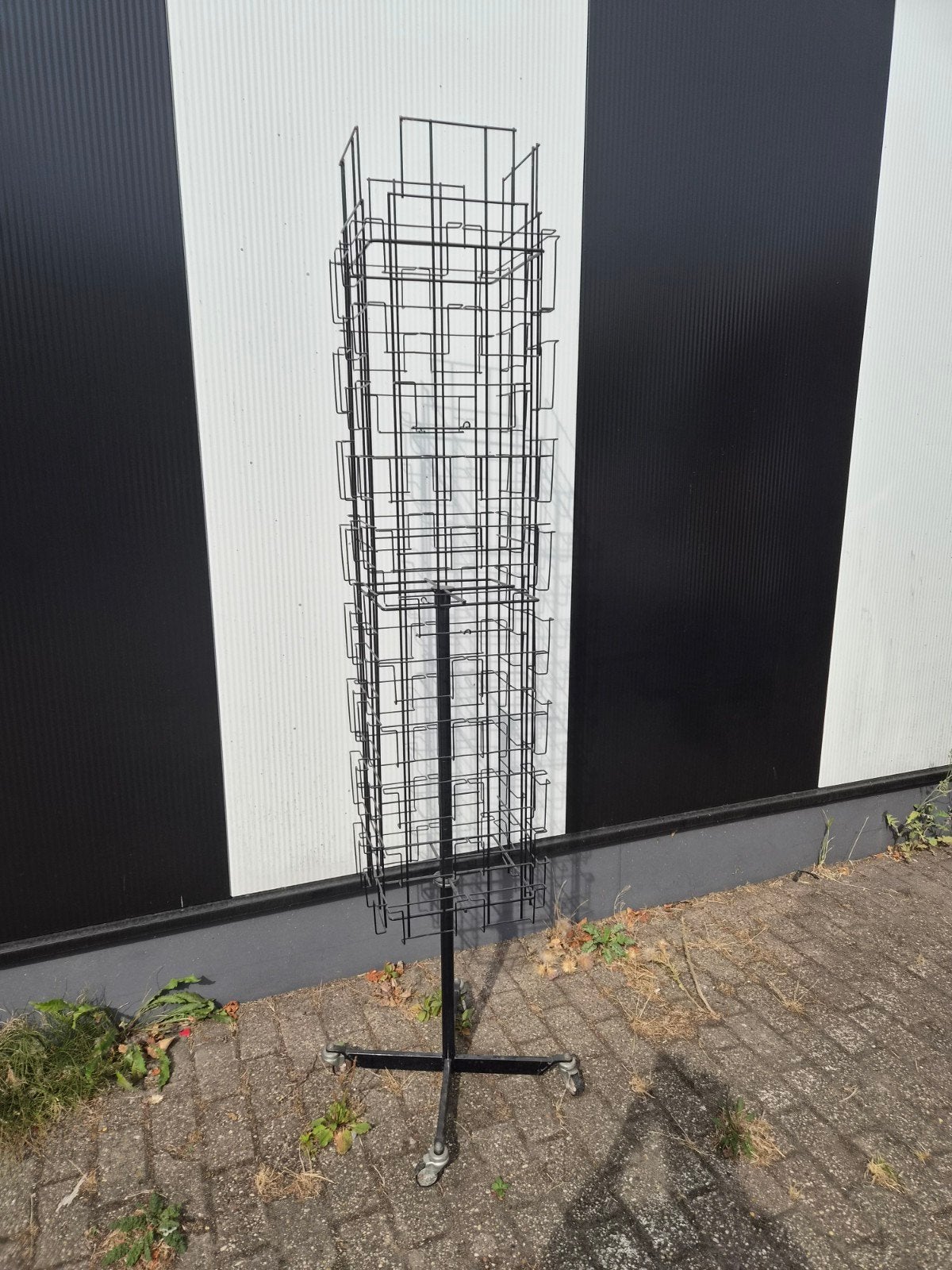 Kaartenrek op wieltjes, 200 cm hoog, Ophalen of Verzenden