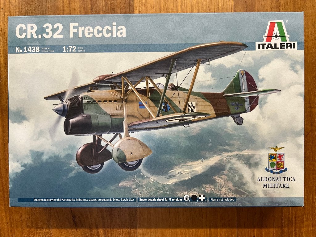 Italeri CR.32 Freccia 1:72 - 1438, Hobby en Vrije tijd, Modelbouw | Vliegtuigen en Helikopters, 1:72 tot 1:144, Italeri, Nieuw