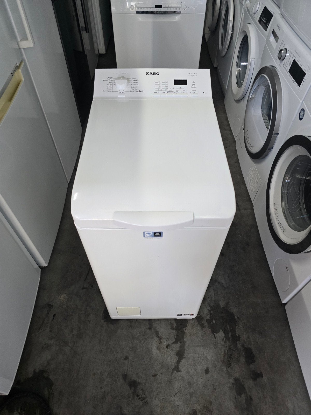 Keurige AEG Lavamat Protex bovenlader! Garantie! Witgood!🚚✅, Ophalen of Verzenden, Zo goed als nieuw, Aeg, 85 tot 90 cm