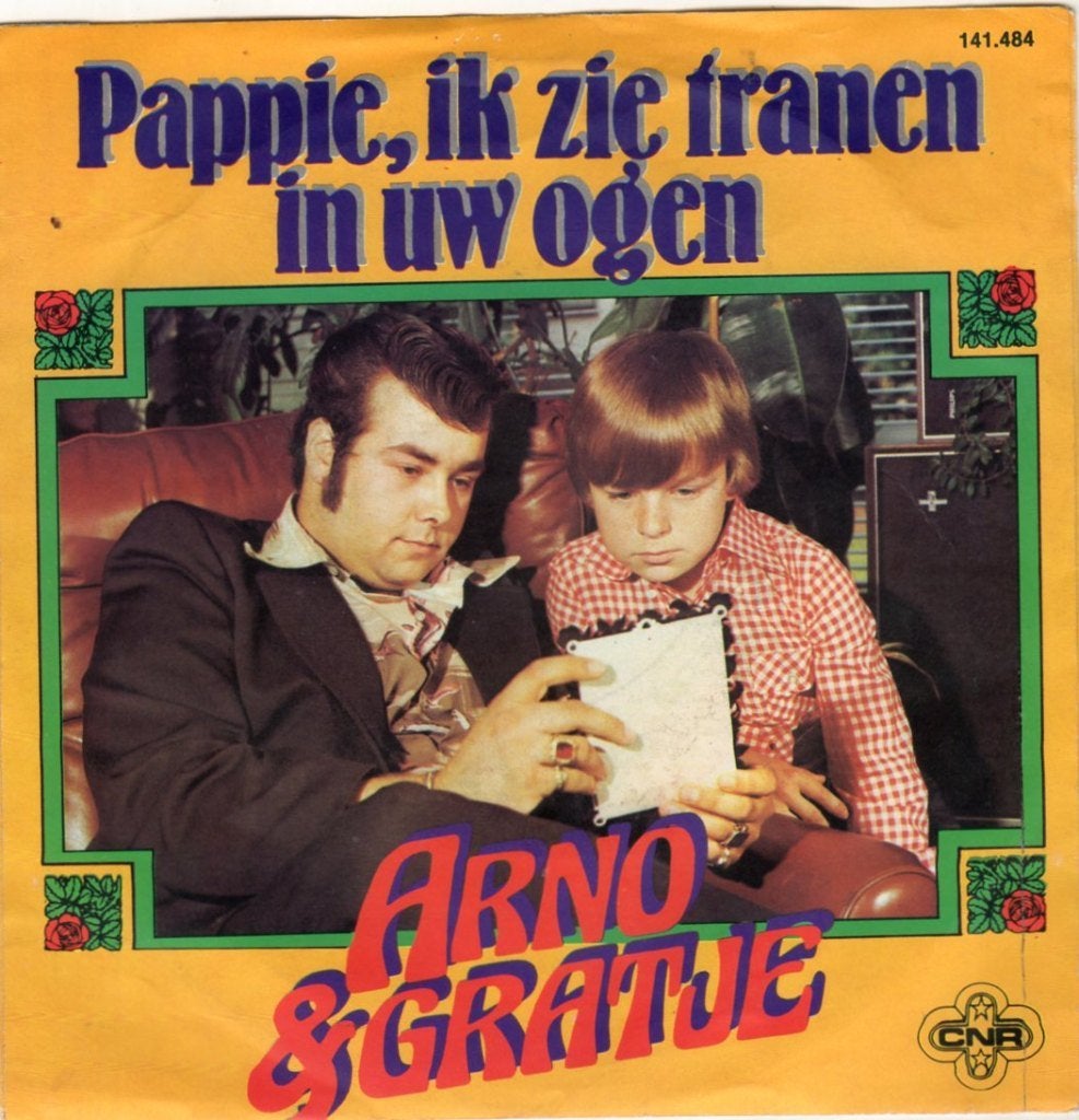 Arno & Gratje ‎: Pappie, Ik Zie Tranen In Uw Ogen (1978), Cd's en Dvd's, Fotohoes, 7 inch, Ophalen of Verzenden, Zo goed als nieuw