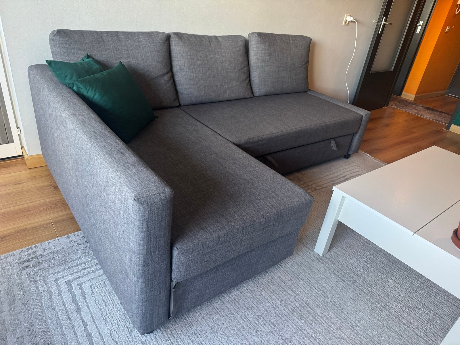 Ikea couch gray, Huis en Inrichting, Ophalen, Gebruikt, Tweepersoons, Overige maten