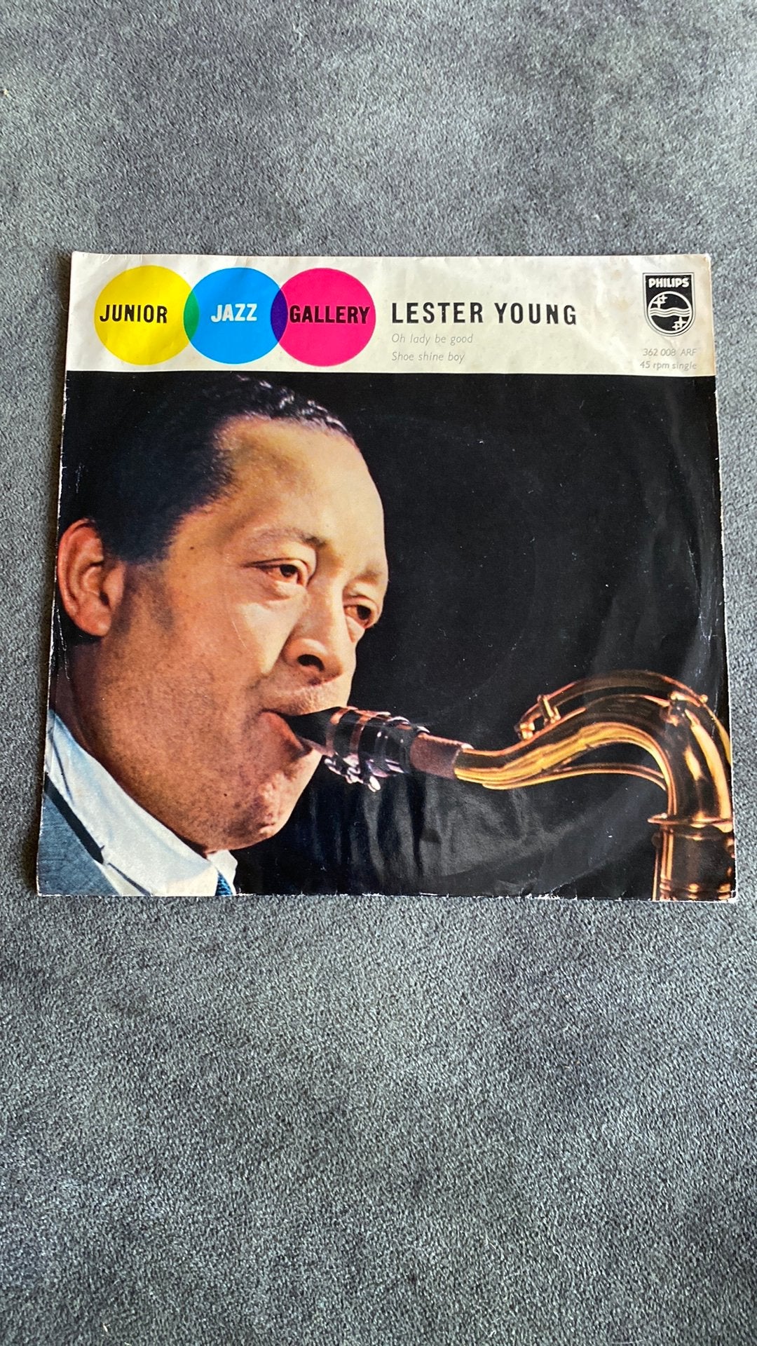 Vinyl single Lester Young - Oh lady be good, Cd's en Dvd's, Vinyl Singles, Ophalen of Verzenden, Zo goed als nieuw, Jazz en Blues