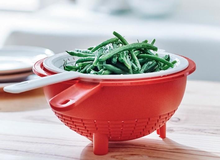 Tupperware Duo Vergiet Rood/Wit Nieuw, Huis en Inrichting, Keuken | Tupperware, Nieuw, Overige typen, Wit, Ophalen of Verzenden