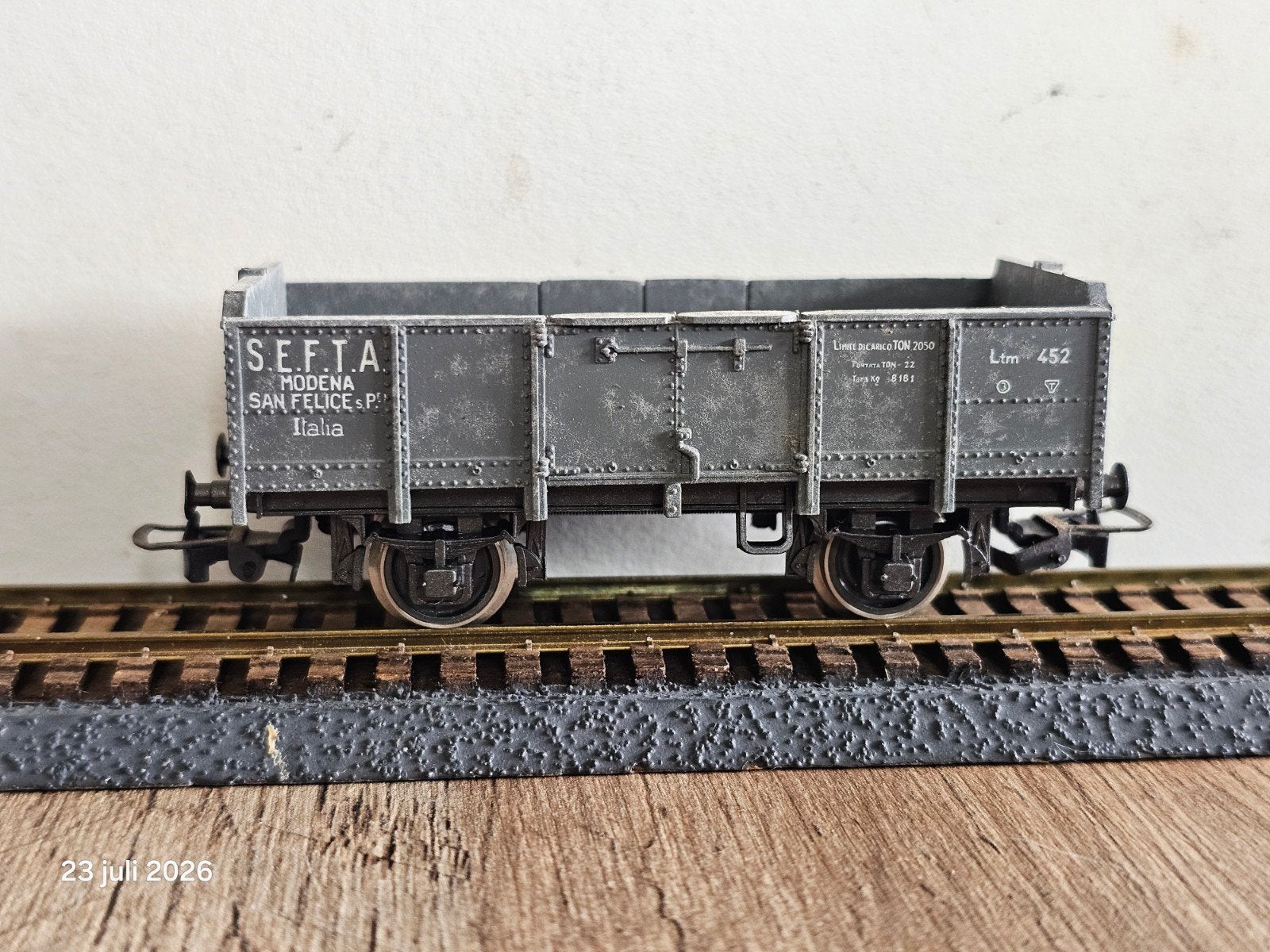 Rivarossi HO wagon Italiaanse Spoorwegen FS modeltrein, Ophalen of Verzenden, Gebruikt, Wagon