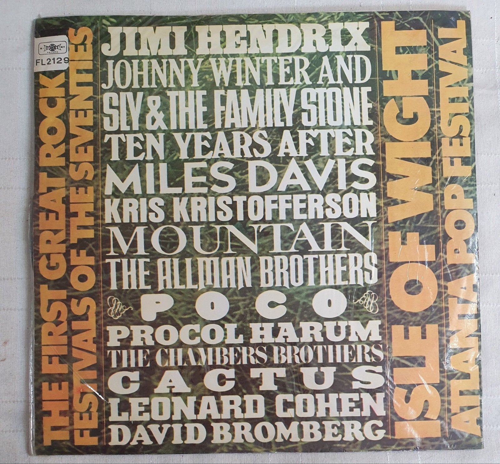 3LP The first great rock festival of the seventies - Taiwan, Cd's en Dvd's, Vinyl | Rock, LP, Gebruikt, Verzenden, 12 inch