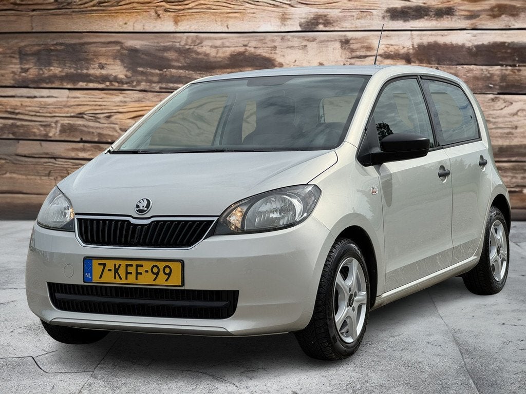 Skoda Citigo 1.0 Greentech Arctic | Airco | Radio | LMV | 5D, Auto's, Voorwielaandrijving, Euro 5, Stof, Gebruikt