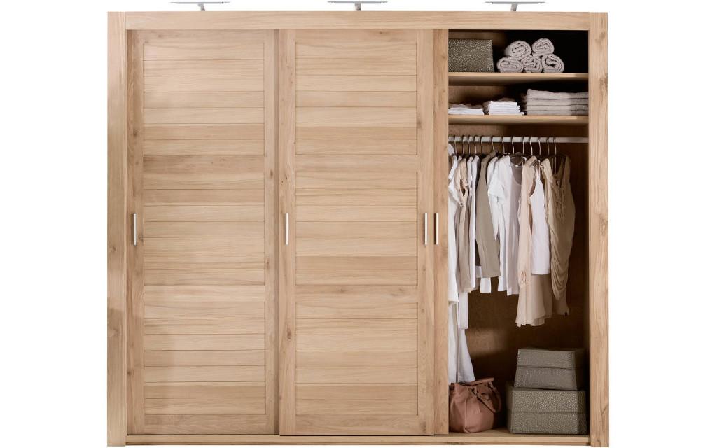 Kledingkast Duo Stripe eiken: gebruikt & in goede staat!, Huis en Inrichting, Ophalen, Gebruikt, 200 cm of meer, Landelijk, eikenhout, schuifdeuren, stijlvol, ruim, kledingkast