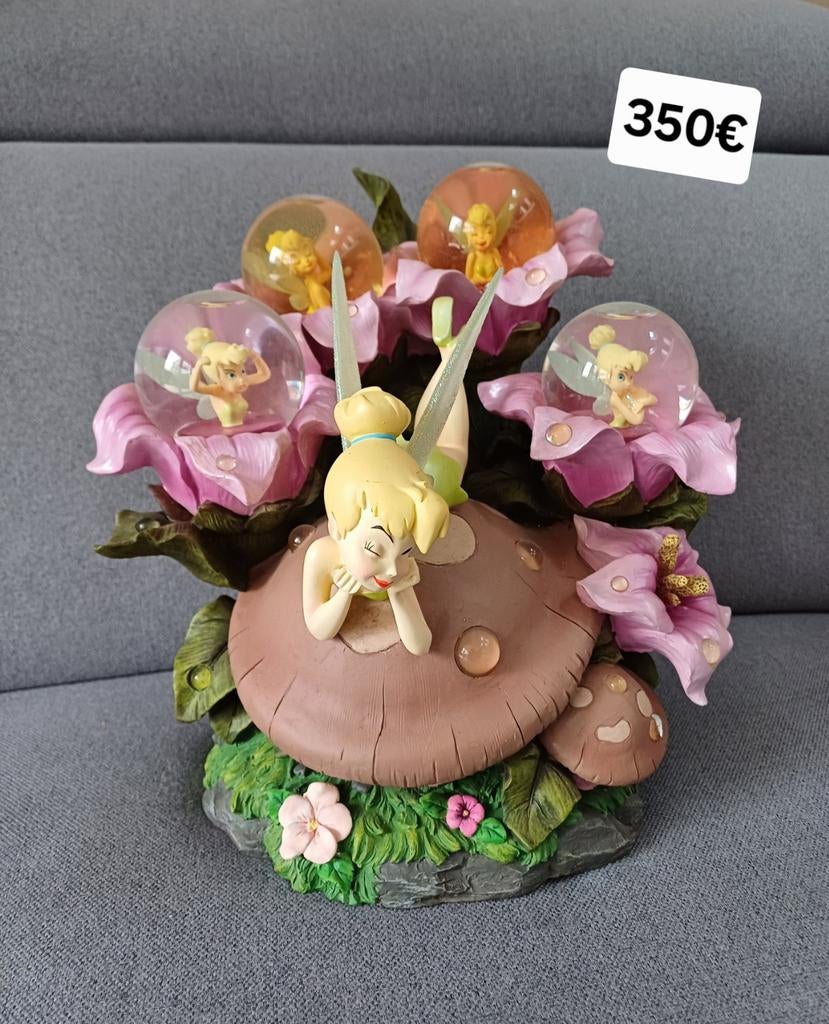 Disney Tinkerbell Sneeuwbol - Zeldzaam verzamelobject, Verzamelen, Disney, Ophalen, Peter Pan of Pinokkio, Zo goed als nieuw, Beeldje of Figuurtje