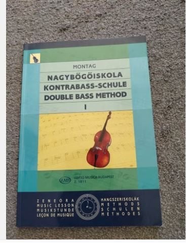 Double bass method Montag Lajos, Ophalen of Verzenden, Zo goed als nieuw, Overige onderwerpen