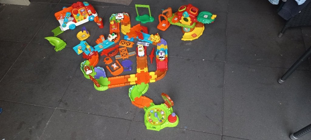 VTech Toet Toet Auto's en Zoef Zoef Dieren Grote Set, Ophalen, Gebruikt