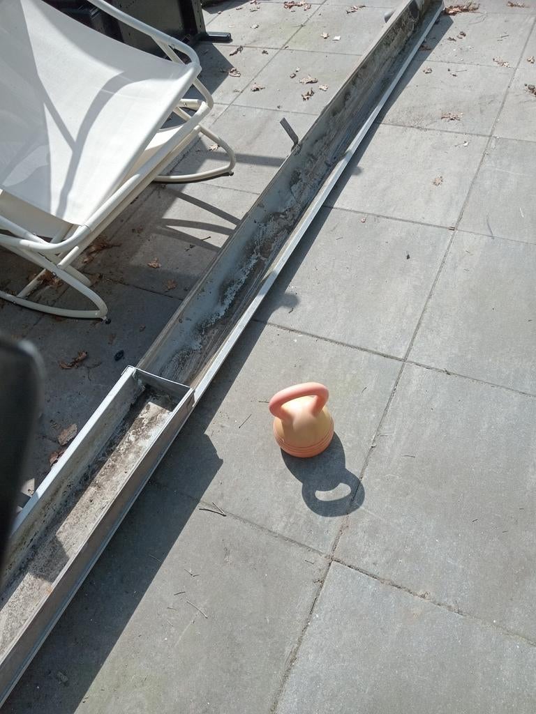 5 meter bakgoot - Gebruikt, Ophalen, Gebruikt