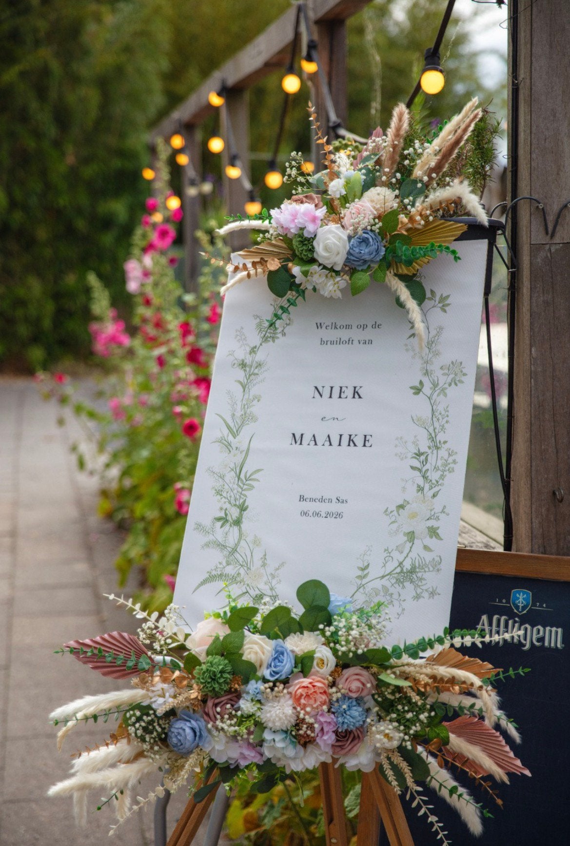 Bruiloft decoratie, Tuin en Terras, Tuinwanddecoratie, Ophalen, Zo goed als nieuw