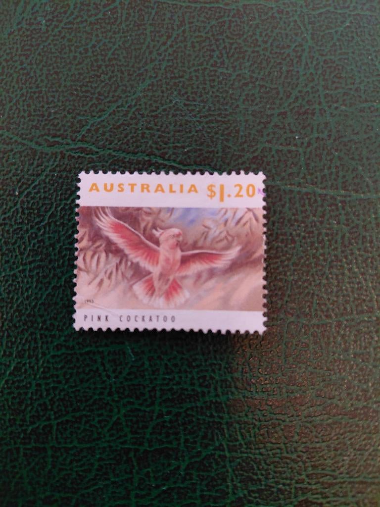 Australië vogel kaketoe, Verzenden, Gestempeld