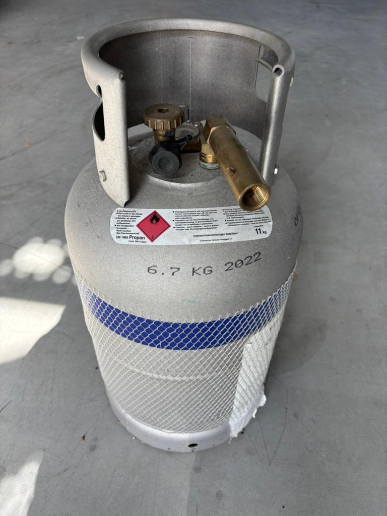 LPG Fles, aluminium, Caravans en Kamperen, Kampeeraccessoires, Ophalen, Gebruikt