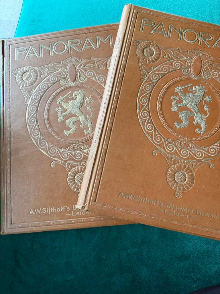 Panorama 1914,1915 en 1916, 4 delen met bijzondere,  omslag, Ophalen of Verzenden, Gelezen, Overige typen
