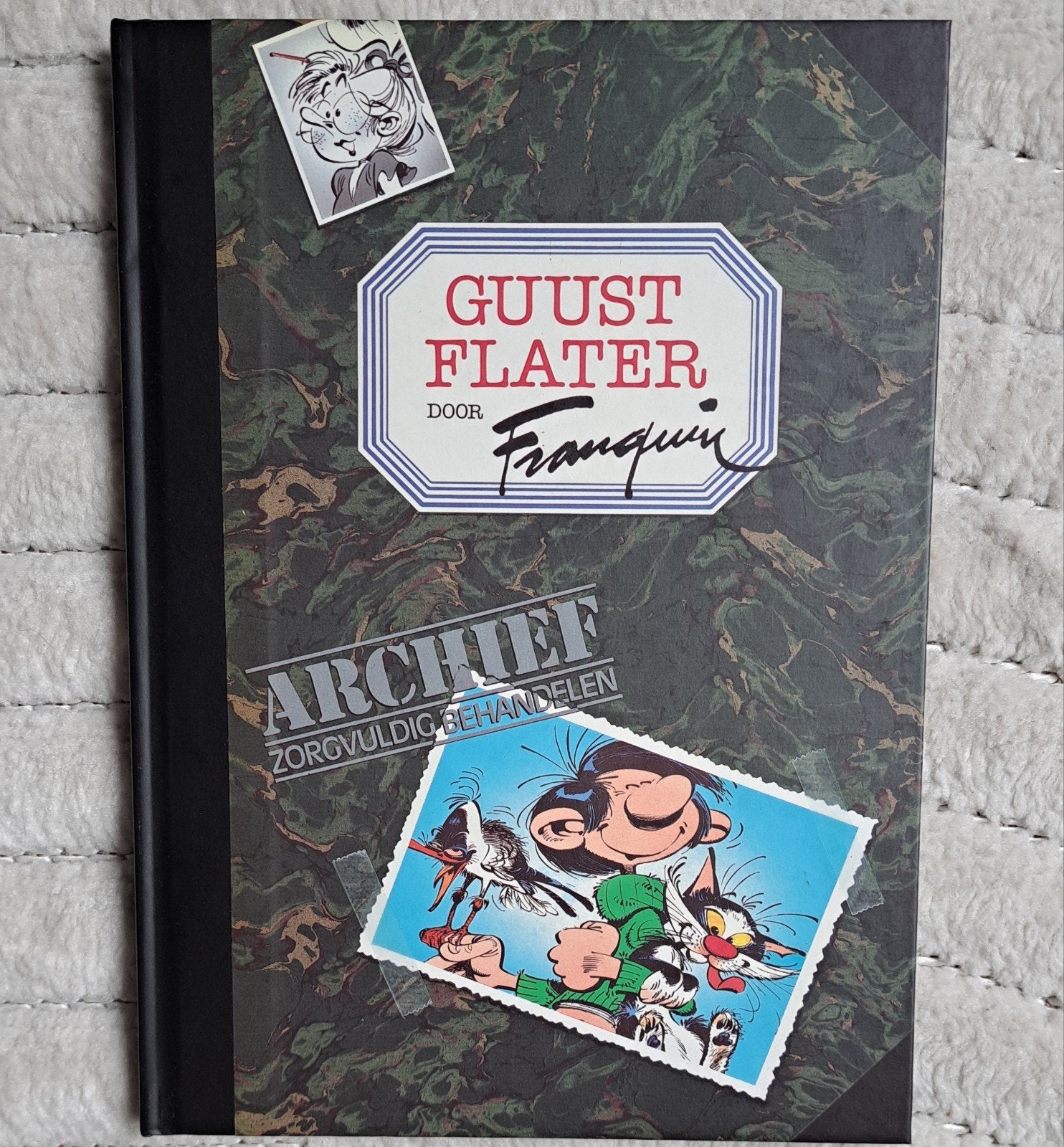 Guust Flater - Archief Zorgvuldig Behandelen, Boeken, Eén stripboek, Ophalen of Verzenden, Zo goed als nieuw, Franquin