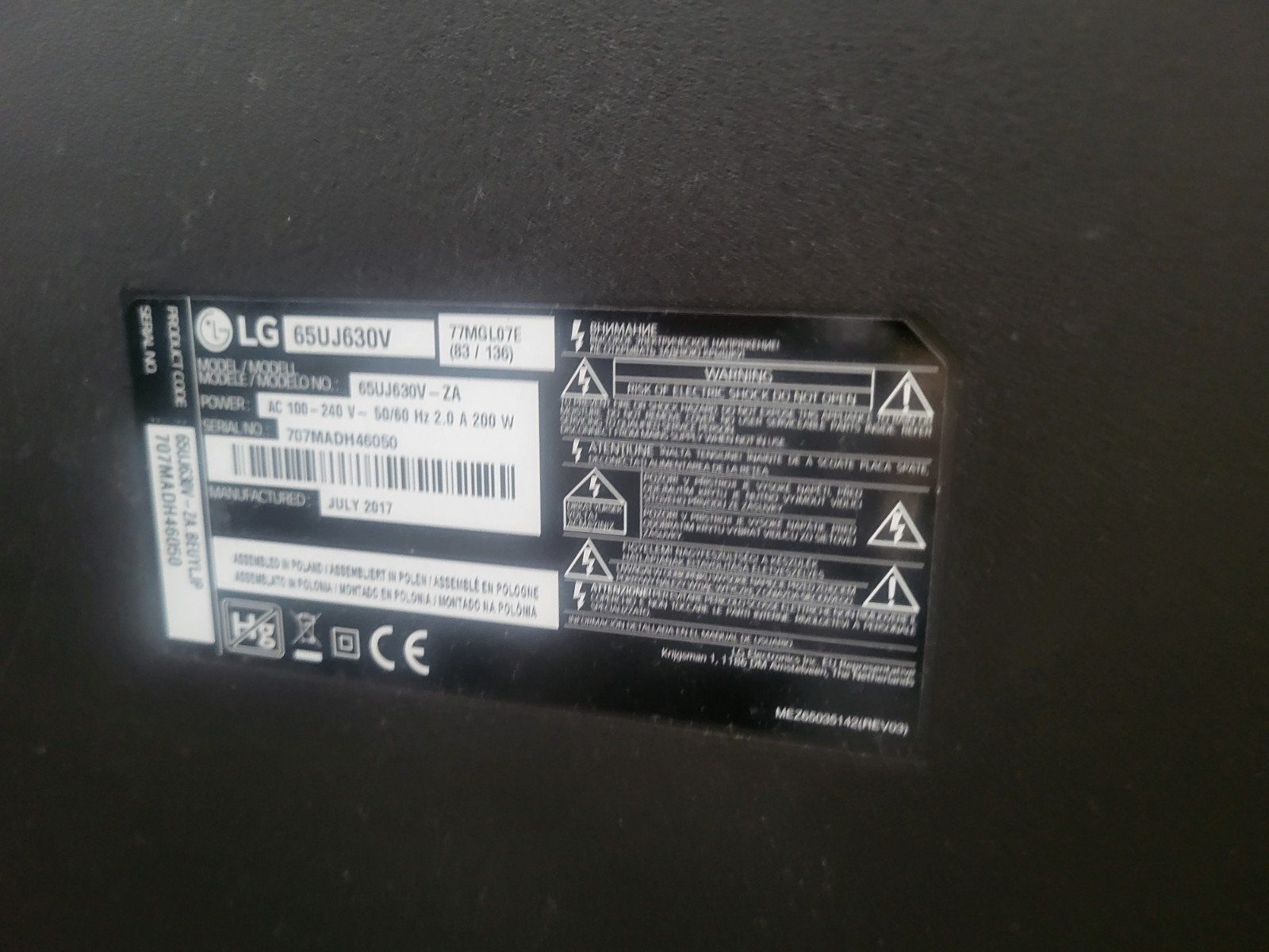 Foto 4 van smart tv merk LG 65 inch