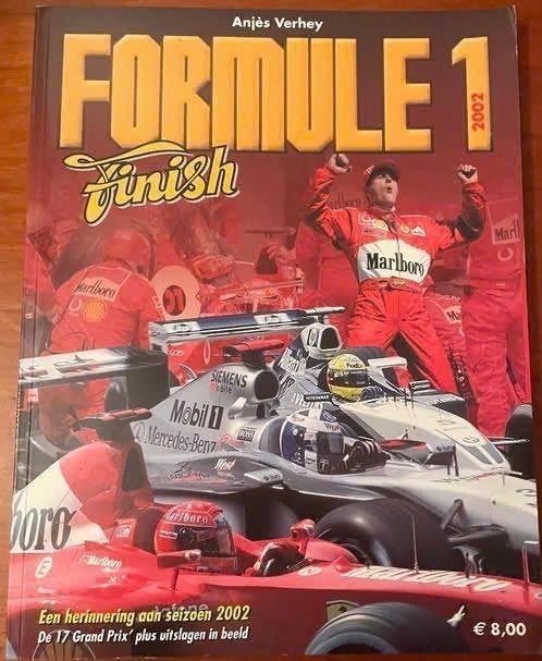 formule 1 finish 2002 van Anjes Verhey, Verzenden, Zo goed als nieuw, Formule 1