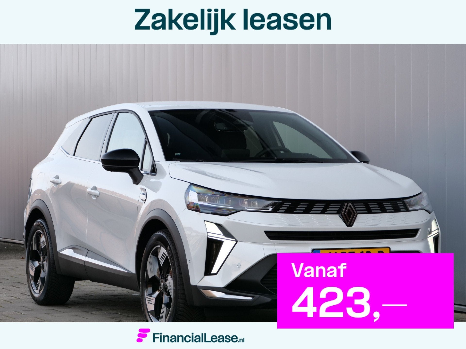 Renault Symbioz 1.6 E-Tech full hybrid 145 Pk techno Automaa, Stof, 4 cilinders, Wit, Bedrijf