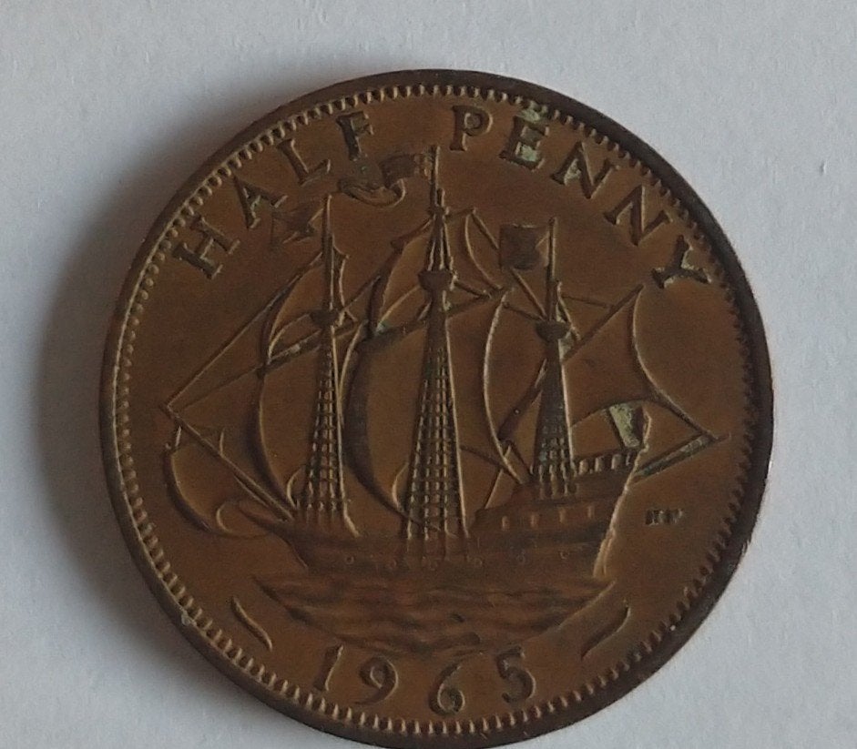 half penny 1965, volgnr 146, Ophalen of Verzenden, Overige landen, Losse munt