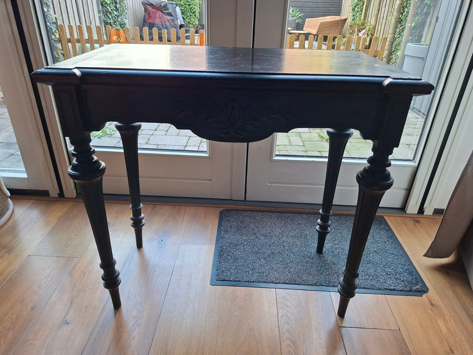 Antieke Victoriaanse/Willem III Ebonised Speeltafel, Ophalen