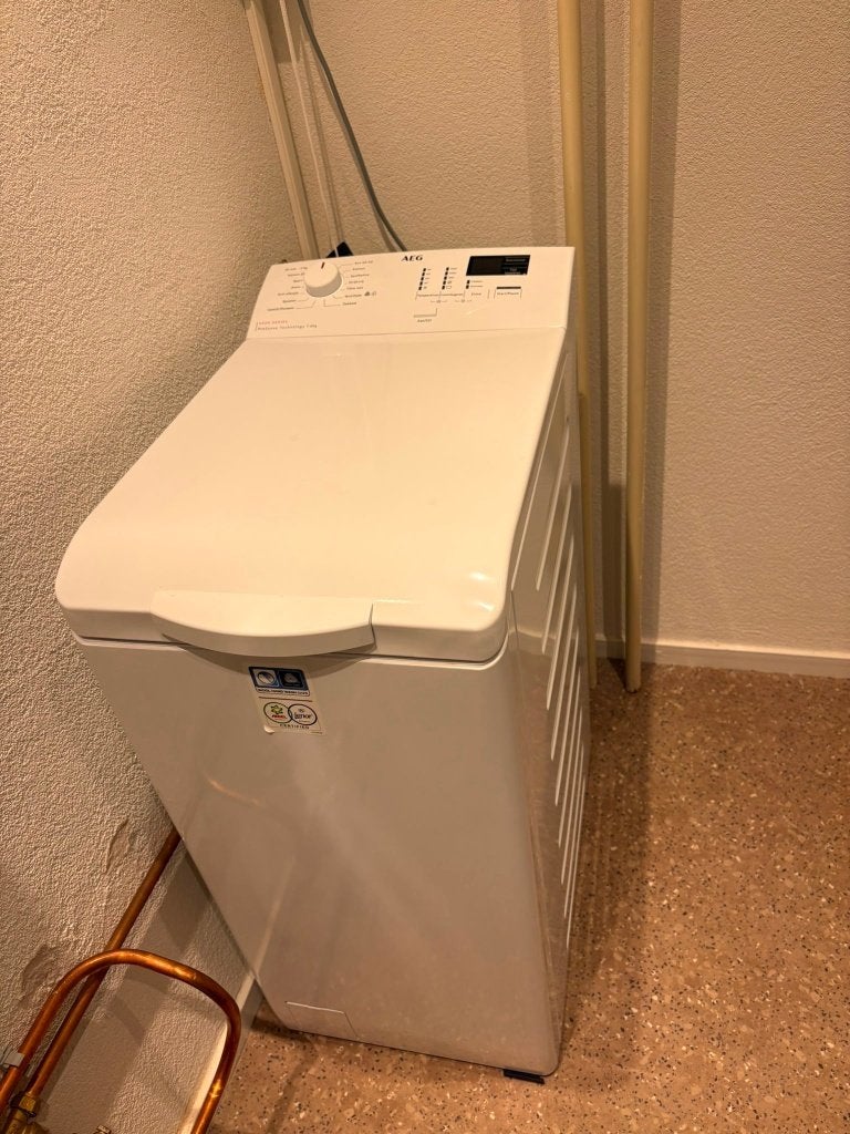 AEG Bovenlader Wasmachine - Compact en Efficiënt, Witgoed en Apparatuur, Wasmachines, Nieuw, Bovenlader, 4 tot 6 kg, 85 tot 90 cm