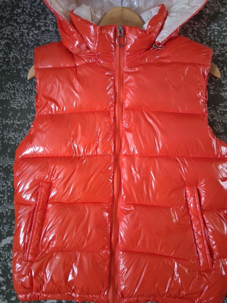 Oranje bodywarmer met capuchon, Ophalen of Verzenden, Nieuw, Oranje