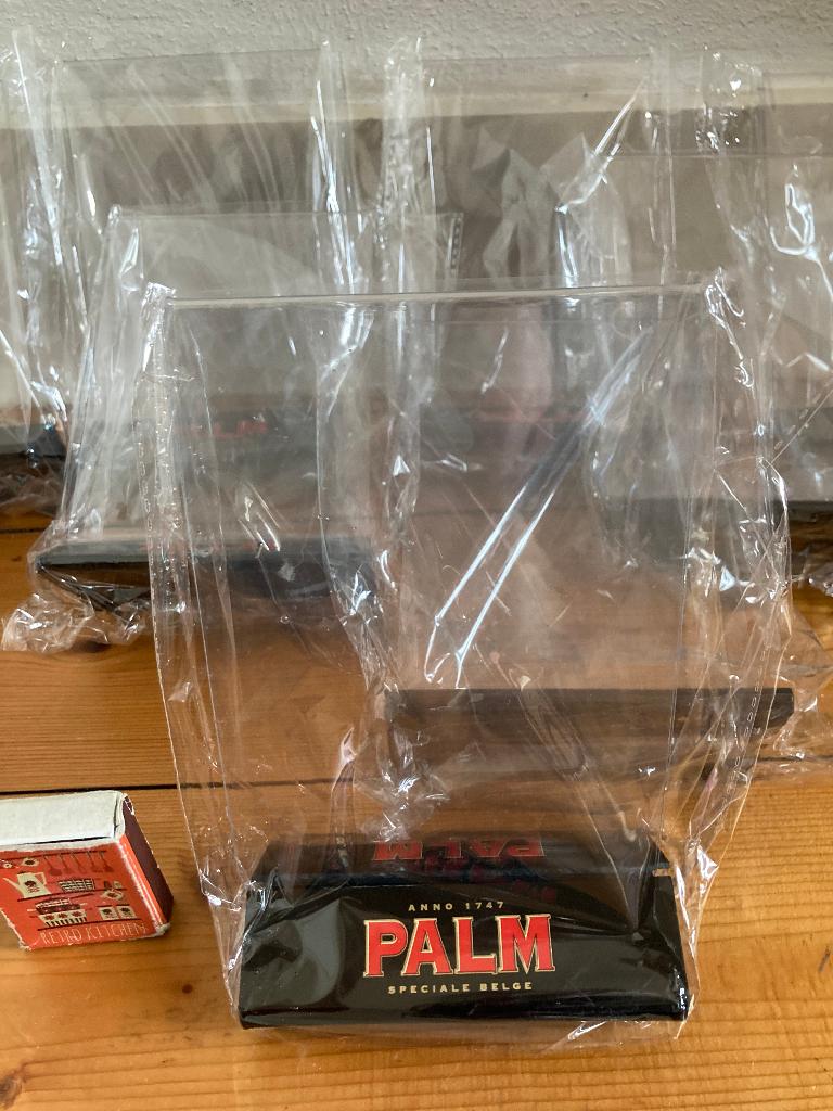 10 Palm bier kunststof display A6 nieuw in cellofaan plastic, Ophalen of Verzenden, Nieuw, Overige typen, Palm