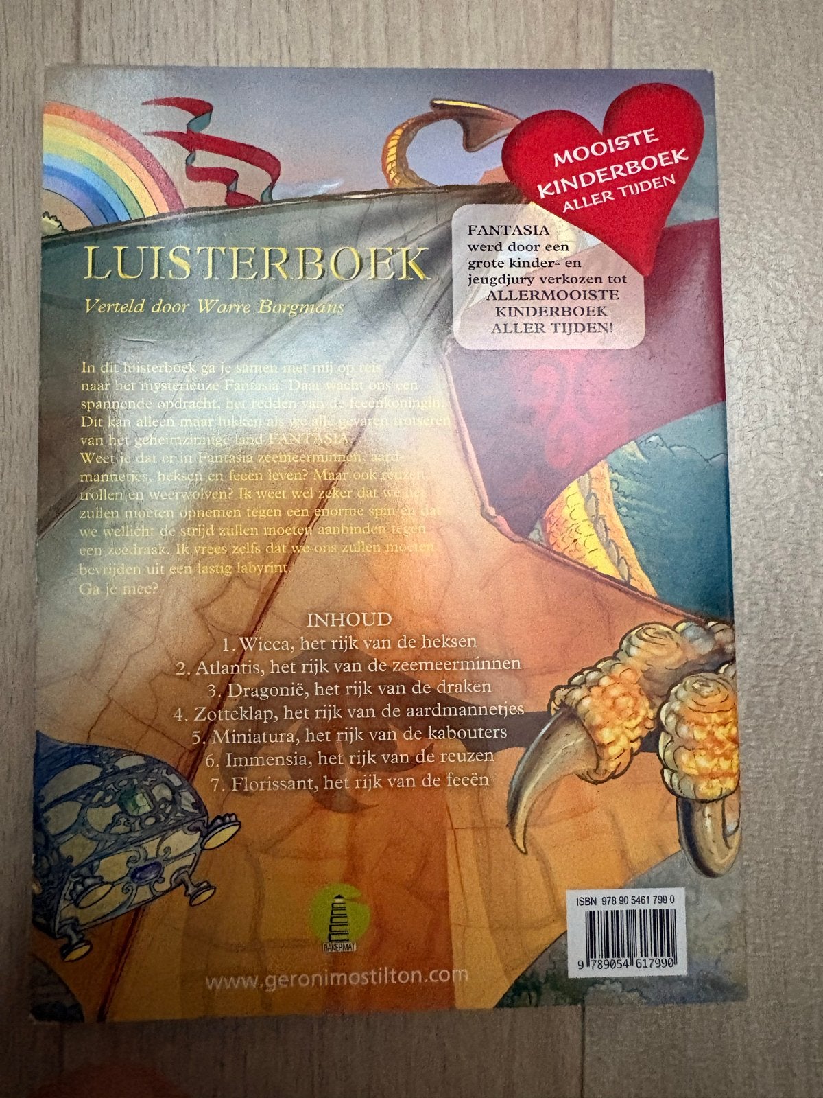 Geronimo Stilton Fantasia Luisterboek met 2 CD's, Boeken, Ophalen, Cd, Kind