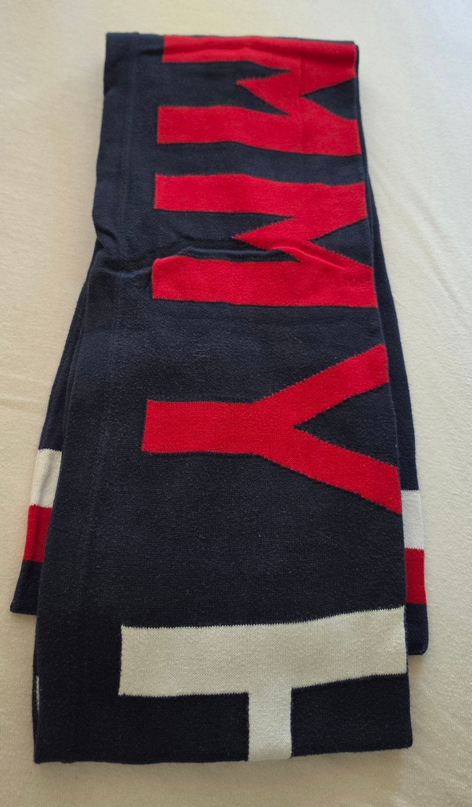 Tommy Hilfiger sjaal - Blauw, rood, wit, Ophalen of Verzenden, Zo goed als nieuw